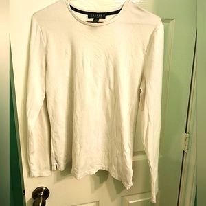 Women's White Long Sleeve Shirt by Lauren Ralph Lauren